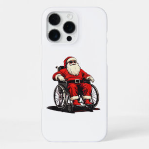 Sonnenbrille Weihnachtsmann im Rollstuhl für lusti iPhone 16 Pro Max Hülle
