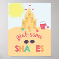 Sonnenbrille zum Geburtstag am Strand für Untersch