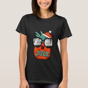 Sonnenbrillen Weihnachten im Juli, Ananas-Summen T-Shirt