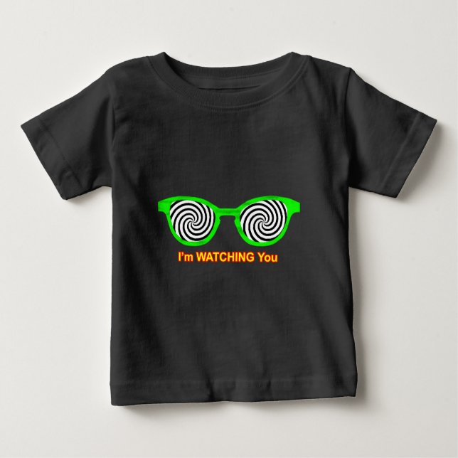 Sonnenbrillen zu beobachten Grüne Rim des MUSEUMS Baby T-shirt (Vorderseite)