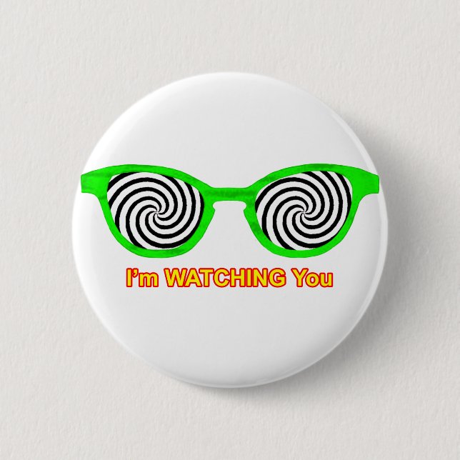 Sonnenbrillen zu beobachten Grüne Rim des MUSEUMS Button (Vorderseite)