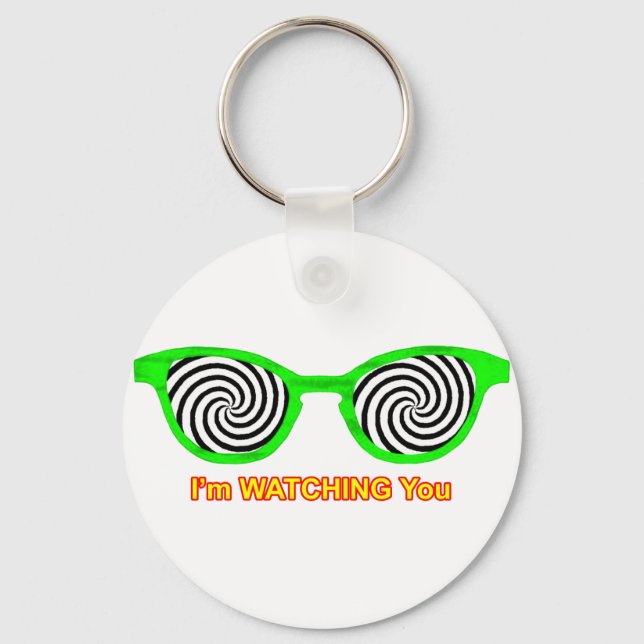 Sonnenbrillen zu beobachten Grüne Rim des MUSEUMS Schlüsselanhänger (Vorderseite)