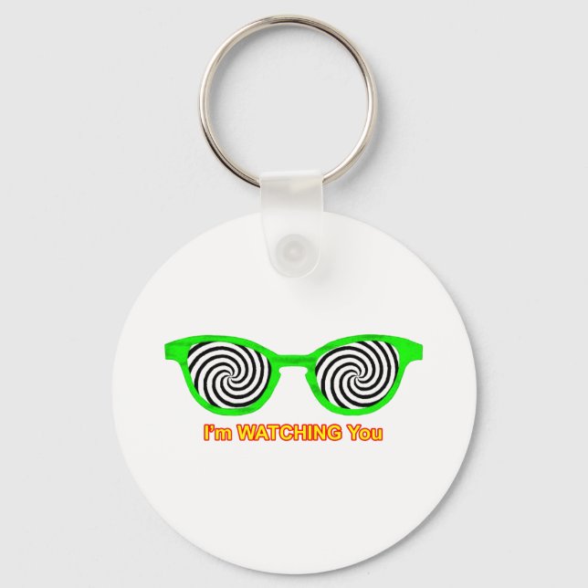 Sonnenbrillen zu beobachten Grüne Rim des MUSEUMS Schlüsselanhänger (Vorderseite)