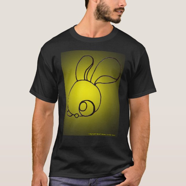 Sonnenbrust auf Schwarz T-Shirt (Vorderseite)