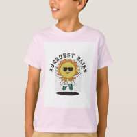 Sonnenbrust Bliss Glückliches Sonnen-Kinder-T-Shir
