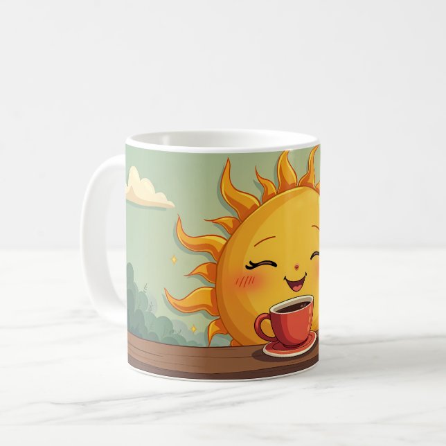 Sonnencreme Kaffeetasse (Vorderseite Links)
