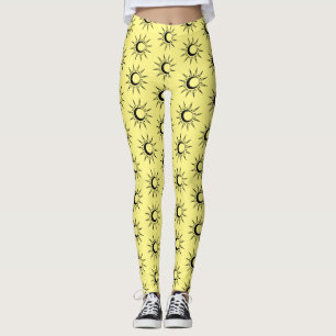 Sonnencreme-Mond Thunder_Cove gelb Leggings