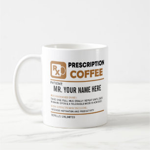 Sonnencreme, Personalisierter Name Kaffeetasse