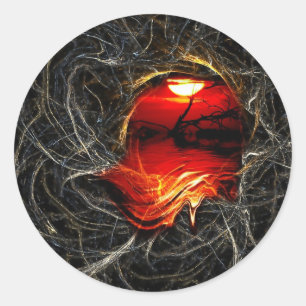 Sonnencreme Runder Aufkleber