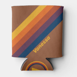 Sonnencreme-Streifen mit Namen Dosenkühler