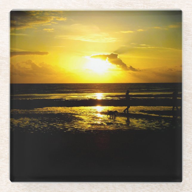 Sonnencreme-Untersetzer Glasuntersetzer (Vorderseite)