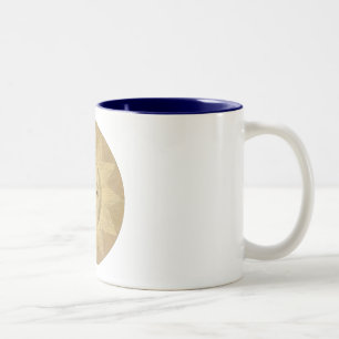 Sonnendetail aus der antiken Bowles-Karte, circa 1 Zweifarbige Tasse