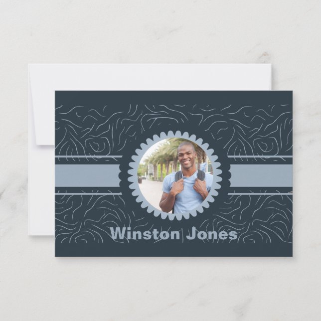 Sonnendurchbruch-Foto danken Ihnen Anmerkungen Einladung (Vorderseite)