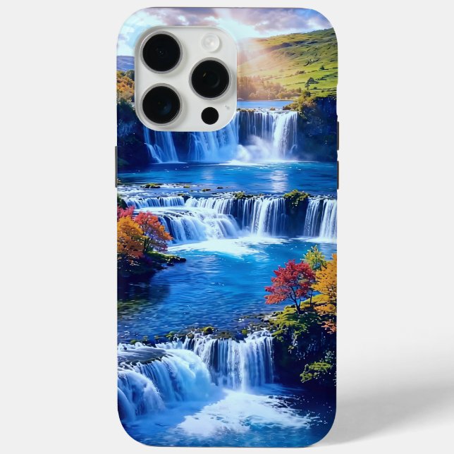 Sonnendurchflutetes Kaskadental 001 Case-Mate iPhone Hülle (Rückseite)