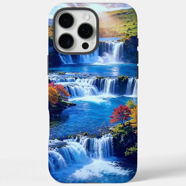 Sonnendurchflutetes Kaskadental 001 Case-Mate iPhone Hülle (Rückseite)