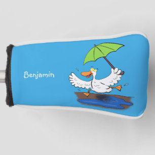 Sonnendute mit Schirm tanzender Cartoon Golf Headcover
