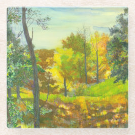 Sonneneinbruch Glasuntersetzer