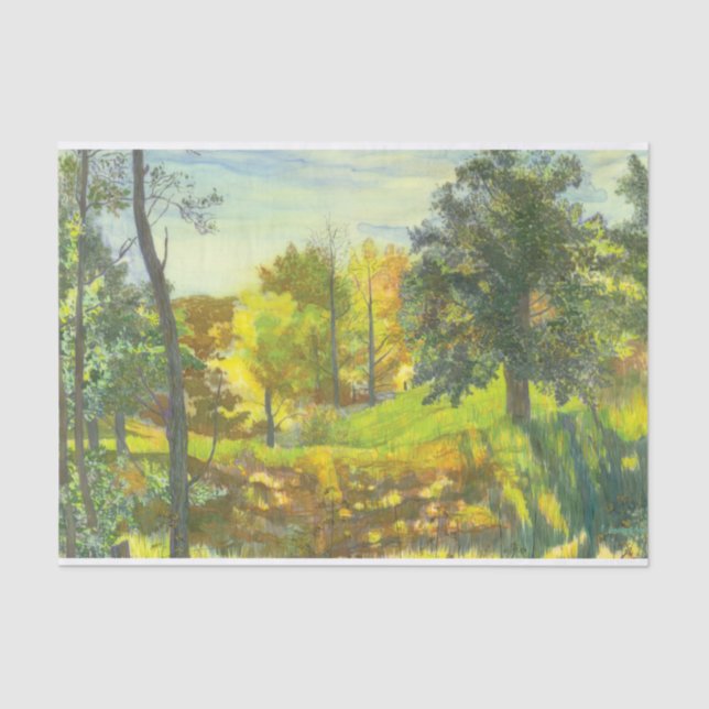 Sonneneinbruch Seidenpapier (Vorderseite)