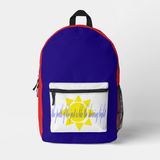 Sonneneinstrahlung Rucksack (Vorderseite)