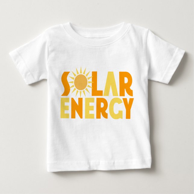 Sonnenenergie-Geschenk-T - Shirt (Vorderseite)