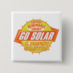 Sonnenenergie-Lösung Button