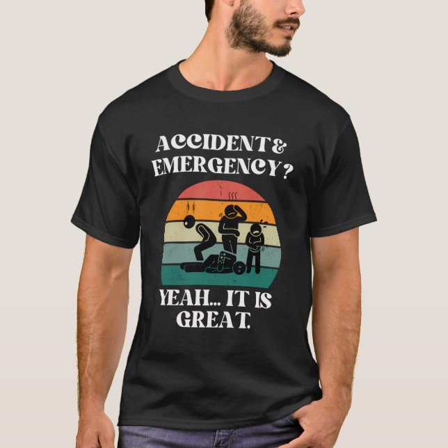 Sonnenernährung Unfall und Notfallversorgung T-Shirt (Vorderseite)