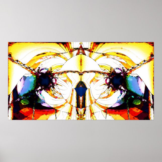 Sonnenfarbe Poster (Vorne)