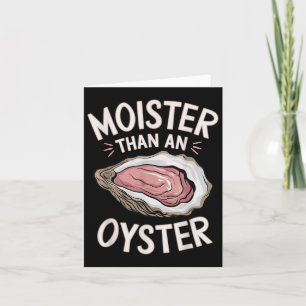 Sonnenfeuer als Auster Salty Adult Humor Meeresfrü Karte