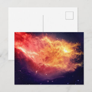Sonnenfeuer quer durch den Kosmos Postkarte