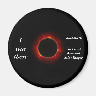 Sonnenfinsternis 2017 "ich war dort" Ausgabe Magnet