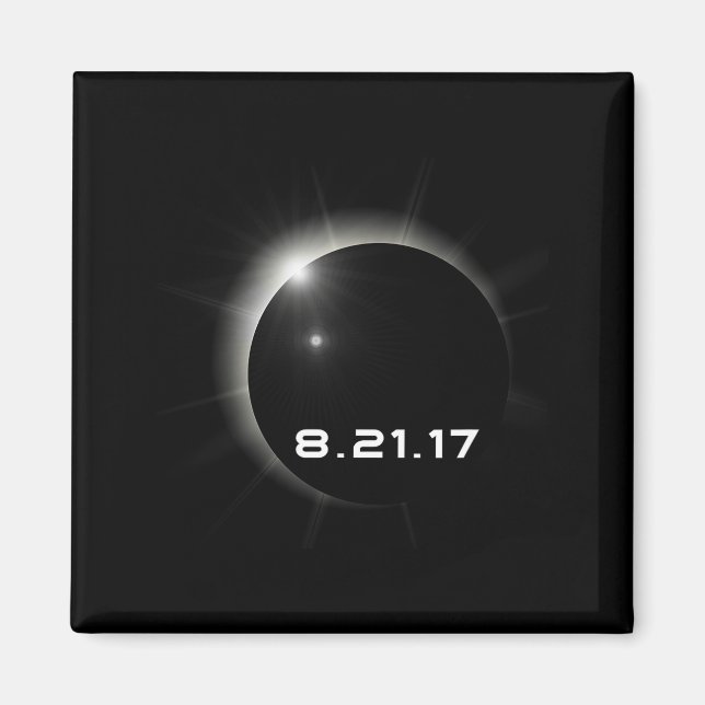 Sonnenfinsternis 2017 magnet (Vorne)