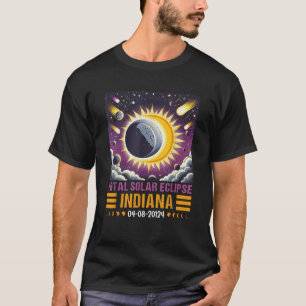 Sonnenfinsternis 2024 Amerikanische Totalität Staa T-Shirt