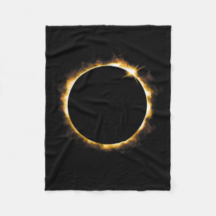 Sonnenfinsternis 21. August 2017 Design Fleecedecke