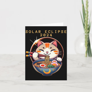 Sonnenfinsternis 8. April 2024 Astronomie Kawaii K Karte