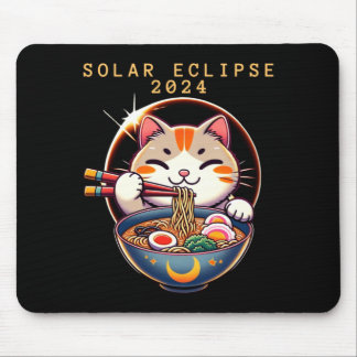 Sonnenfinsternis 8. April 2024 Astronomie Kawaii K Mousepad