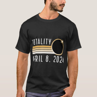 Sonnenfinsternis 8. April 2024 Totalität Sonnenfin T-Shirt