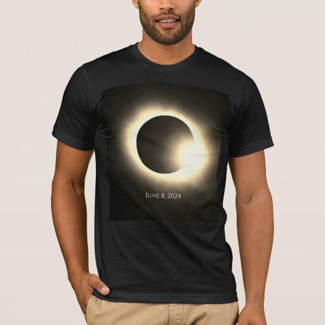 Sonnenfinsternis am 8. April 2024 T-Shirt (Vorderseite)