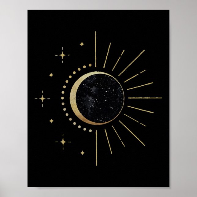 Sonnenfinsternis Amerikanische Gesamtsonnenfinster Poster (Vorne)