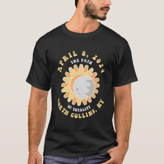 Sonnenfinsternis in North Collins New York am 8. A T-Shirt