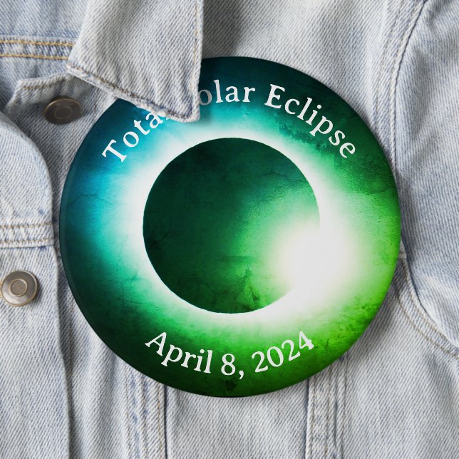 Sonnenfinsternis insgesamt 8. April 2024 Button (Beispiel)