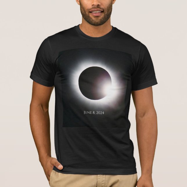 Sonnenfinsternis insgesamt 8. April 2024 T-Shirt (Vorderseite)