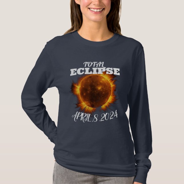 Sonnenfinsternis insgesamt,USA Sonnenfinsternis 20 T-Shirt (Vorderseite)