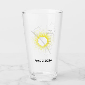 Sonnenfinsternis-Souvenirglas Glas