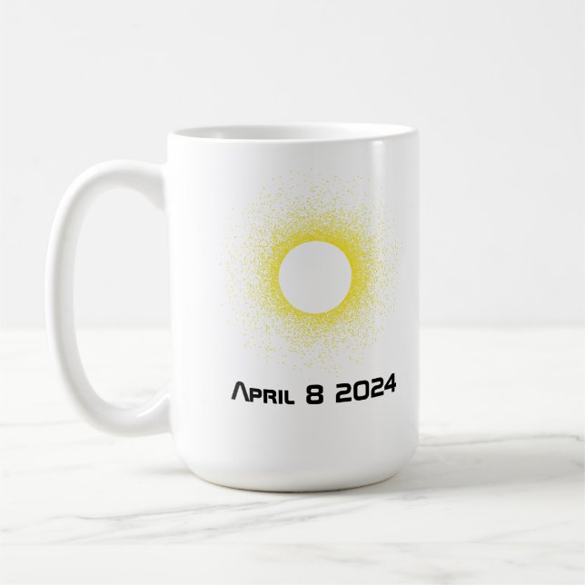 Sonnenfinsternis-Tasse Kaffeetasse (Links)