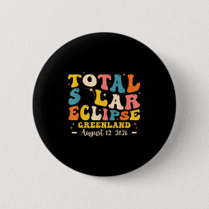 Sonnenfinsternis Totale Sonnenfinsternis Design Button