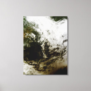 Sonnenfinsternis über Südostasien Leinwanddruck