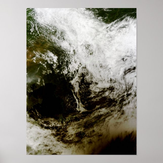 Sonnenfinsternis über Südostasien Poster (Vorne)