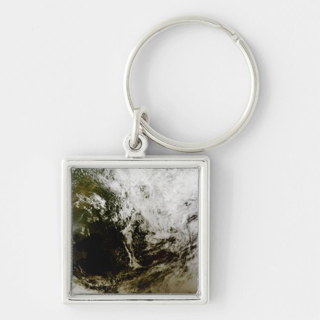 Sonnenfinsternis über Südostasien Schlüsselanhänger (Vorne)