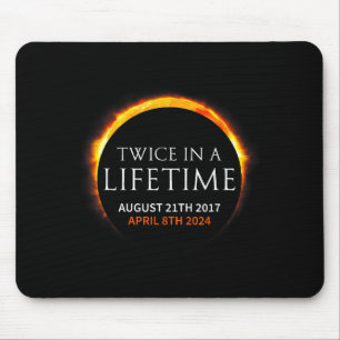 Sonnenfinsternis Zweimal Lebenslange Sonnenillustr Mousepad