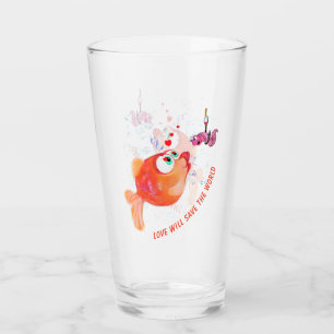 Sonnenfische und Wurmglas - Benutzerdefinierter Te Glas